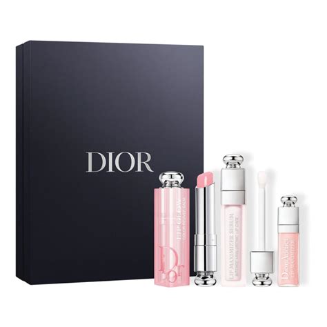 dior natural glow essentials gift set|DIOR Dior Addict Natural Glow Lip Essentials Makeup Set.